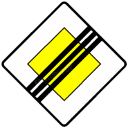 Ende der Vorfahrtstra&szlig;e