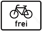 au&szlig;er f&uuml;r Radfahrer
